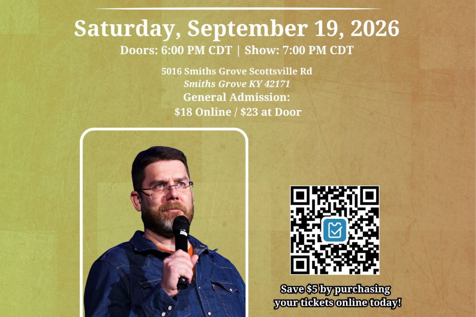 Bluegrass Vineyard Comedy Night featuring Jeremiah Martin